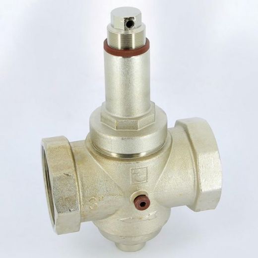 Редуктор давления ВВ 3" 1-6 бар PN25 под аксиальный манометр 1/4", никелированный EUROPRESS Itap