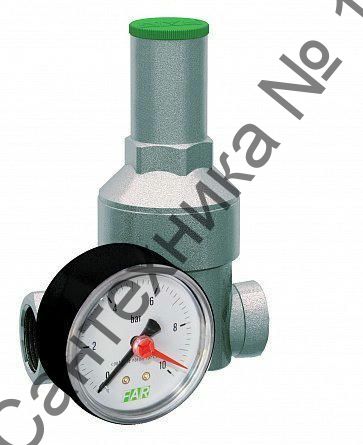 Редуктор давления 1/2" ВР-ВР с манометром FAR