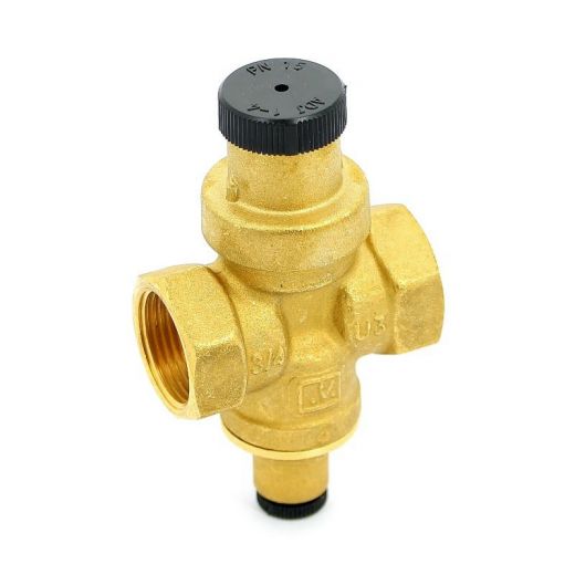 Редуктор давления 3/4" В 1-4 бар PN15 COMPACT с отверстием под радиальный манометр 1/4" Uni-fitt