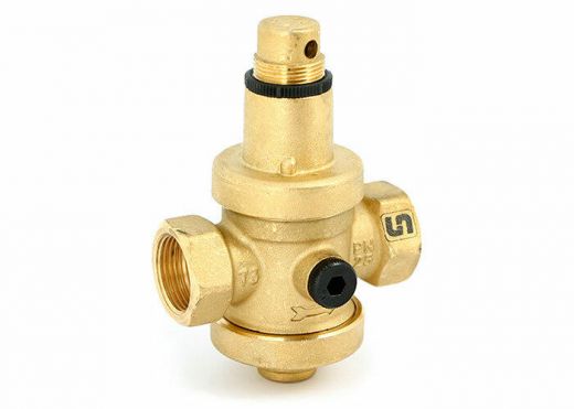 Редуктор давления 1 1/2" 0,5-6 бар с отверстием под аксиальный манометр 1/4" Uni-Fitt