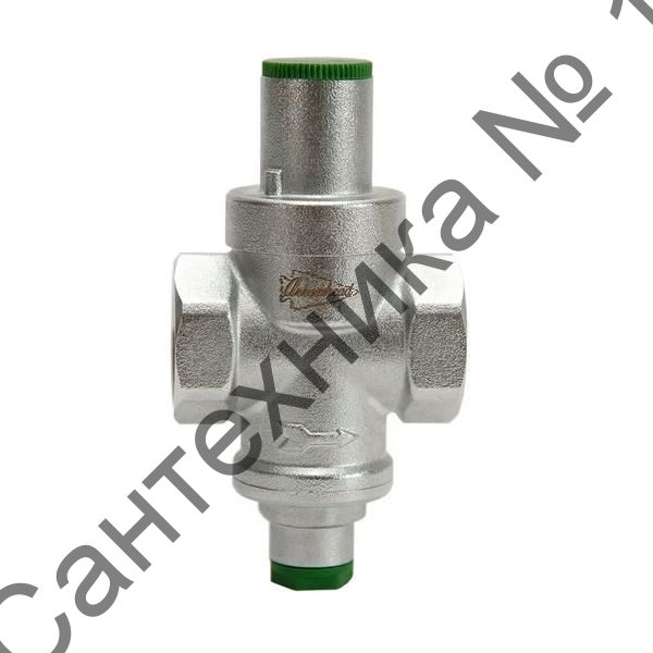 Редуктор давления поршневой 3/4" В 1,5-5,5 бар PN16 с отверстием под радиальный манометр 1/4", хром Arrowhead