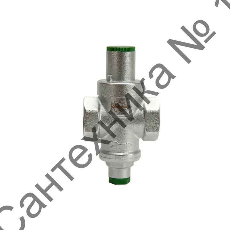 Редуктор давления поршневой 1 1/2" В 1,5-5,5 бар PN16 с отверстием под радиальный манометр 1/4", хром Arrowhead