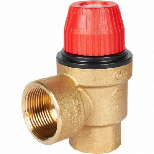 Клапан предохранительный для отопления 3 бар 1"x1 1/4" (477.332) STOUT