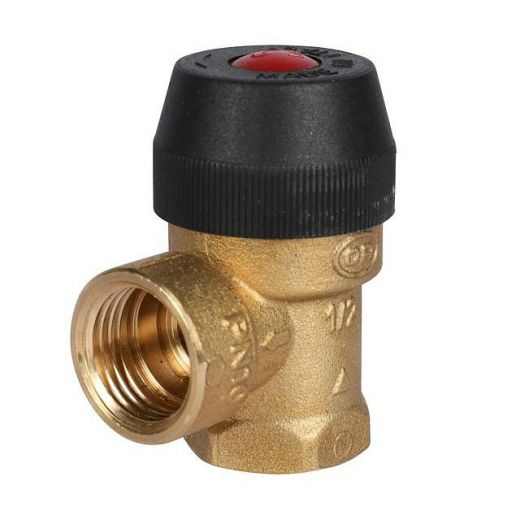 Клапан предохранительный для отопления 6 бар 1/2"х1/2" (487.160) STOUT