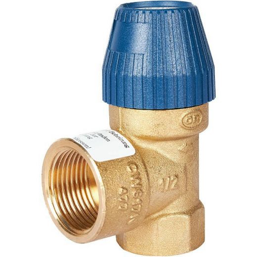 Клапан предохранительный для систем водоснабжения 10 бар 1/2"x3/4" (477.199) STOUT