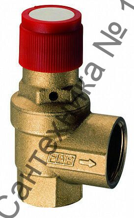 Клапан предохранительный 1/2 ВР х 3/4 ВР, 6 бар FAR