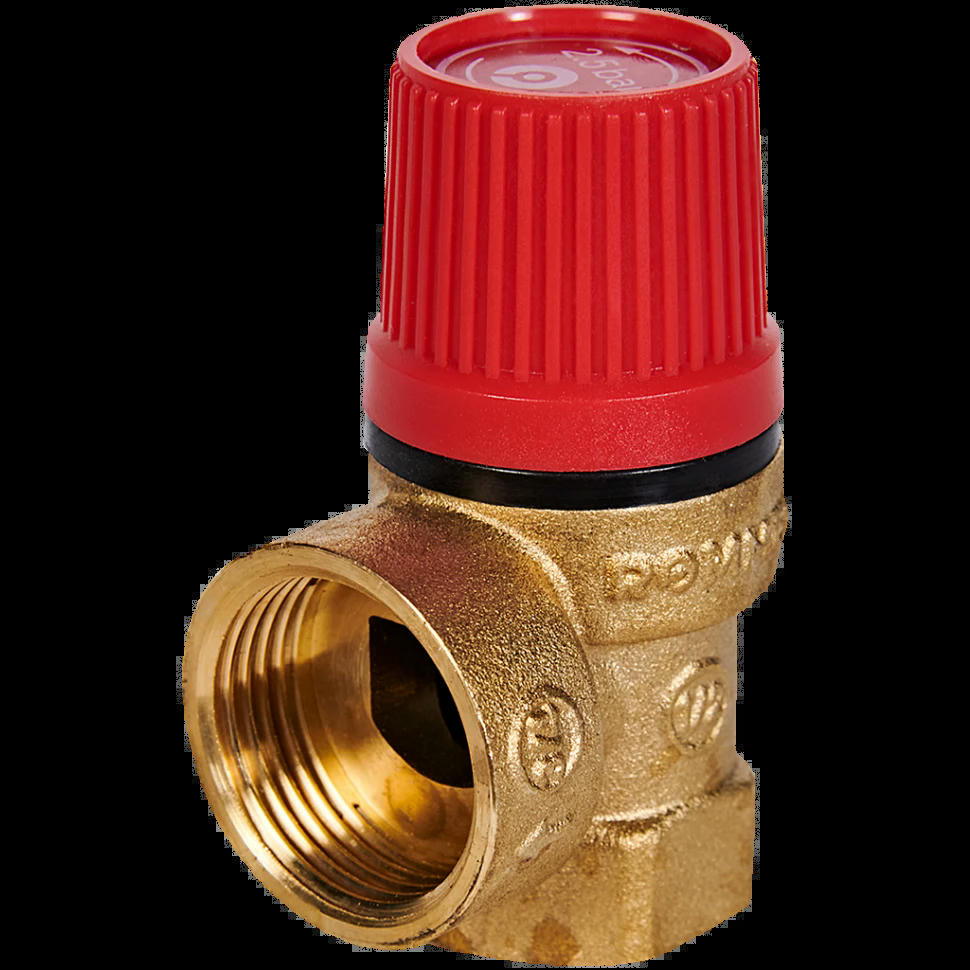 Клапан предохранительный для отопления 2.5 бар 1/2"x3/4" ROMMER
