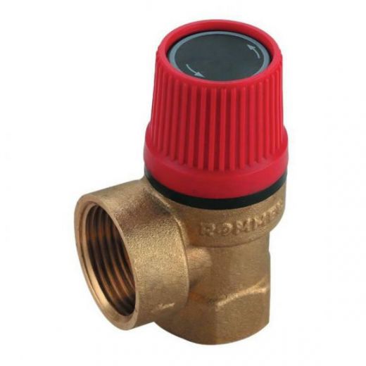 Клапан предохранительный для отопления 3 бар 3/4"x1" ROMMER