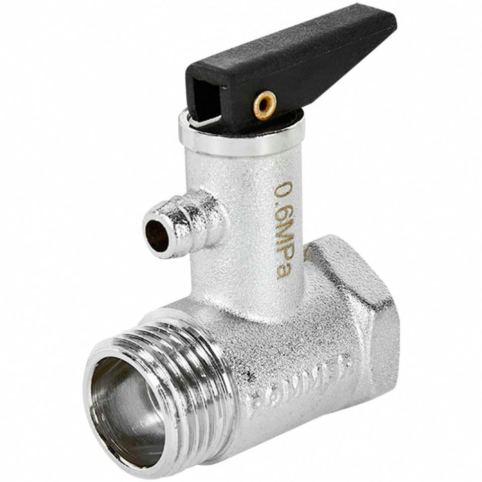 Клапан предохранительный для водонагревателя 6 бар 1/2" ROMMER