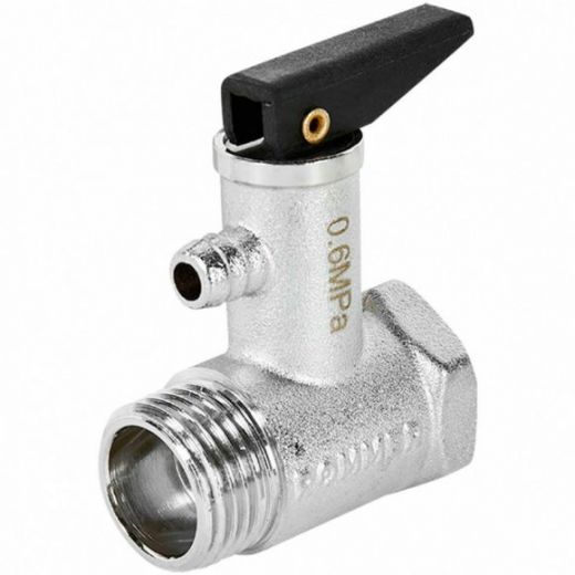 Клапан предохранительный для водонагревателя 6 бар 1/2" ROMMER