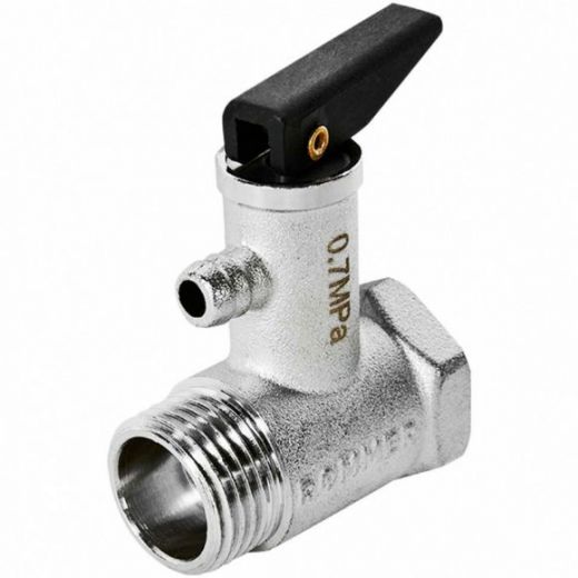 Клапан предохранительный для водонагревателя 7 бар 1/2" ROMMER