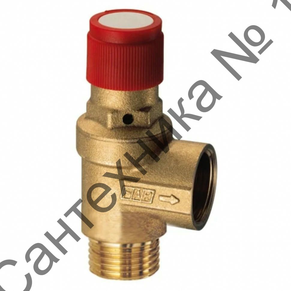 Клапан предохранительный 1/2 ВН, 10 бар FAR