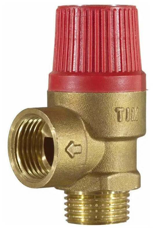 Клапан предохранительный ВН 1/2", 3 бар TIM