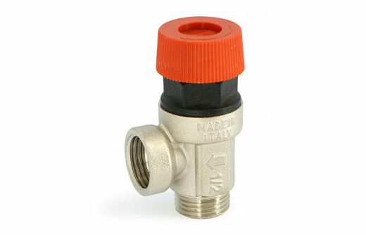 Клапан предохранительный НВ 1/2", 6 бар, никелированный Uni-fitt