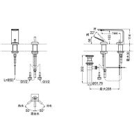 Смеситель для раковины Toto ZL TLP02301R схема 2