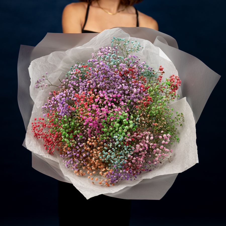 15 радужных гипсофил