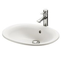 Раковина Toto NC/R LW762Y 53х45 встраиваемая схема 1