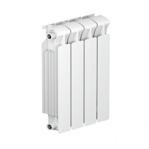 Радиатор биметаллический RIFAR MONOLIT 500 4 секции, боковое подключение (белый RAL 9016)