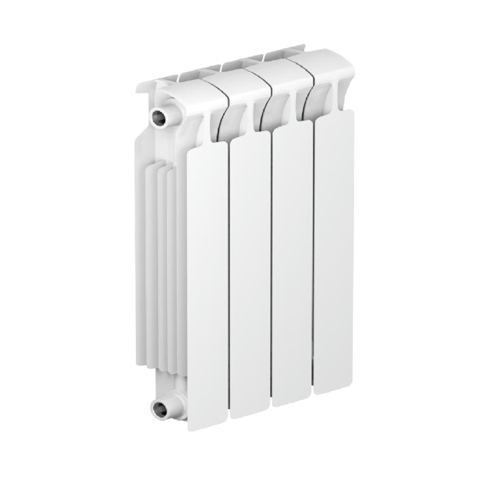 Радиатор биметаллический RIFAR MONOLIT 500 4 секции, боковое подключение (белый RAL 9016)
