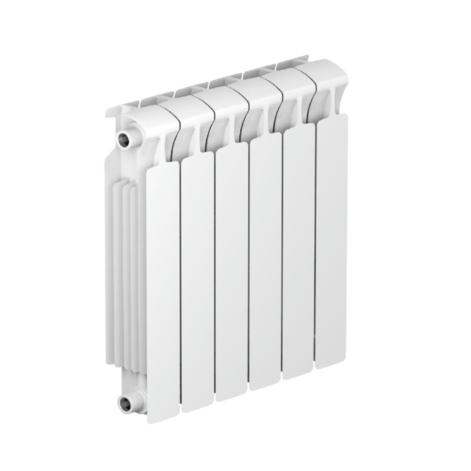 Радиатор биметаллический RIFAR MONOLIT 500 6 секций, боковое подключение (белый RAL 9016)