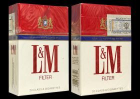 Сигареты - LM. USA. Акциз Россия, середина 90х годов. РЕДКИЕ. Оригинал verified
