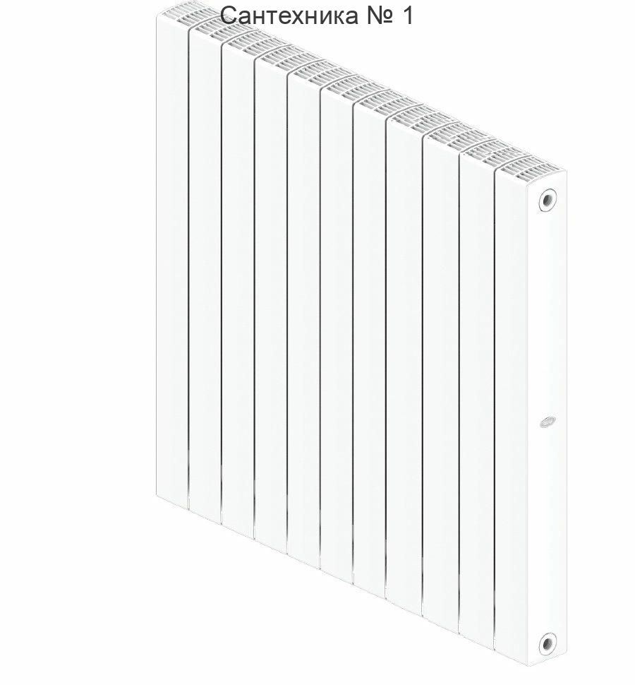 Радиатор биметаллический RIFAR SUPReMO 800 11 секций, боковое подключение (белый RAL 9016)