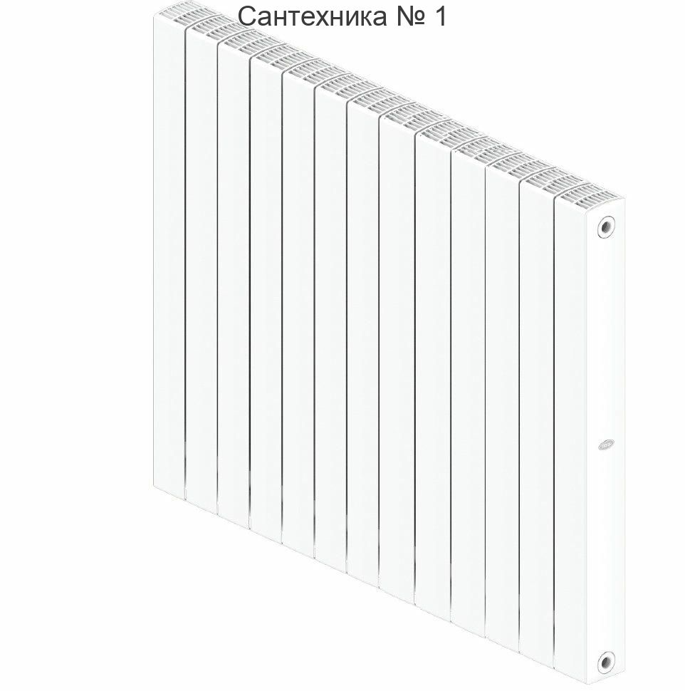 Радиатор биметаллический RIFAR SUPReMO 800 13 секций, боковое подключение (белый RAL 9016)