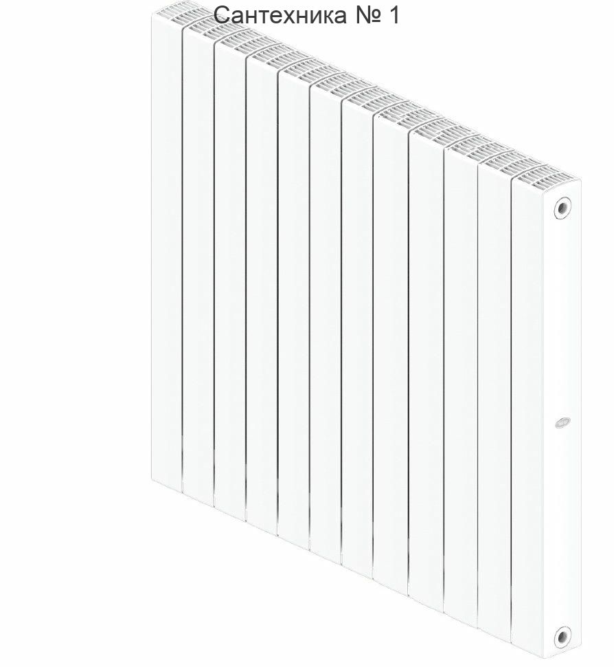 Радиатор биметаллический RIFAR SUPReMO 800 12 секций, боковое подключение (белый RAL 9016)