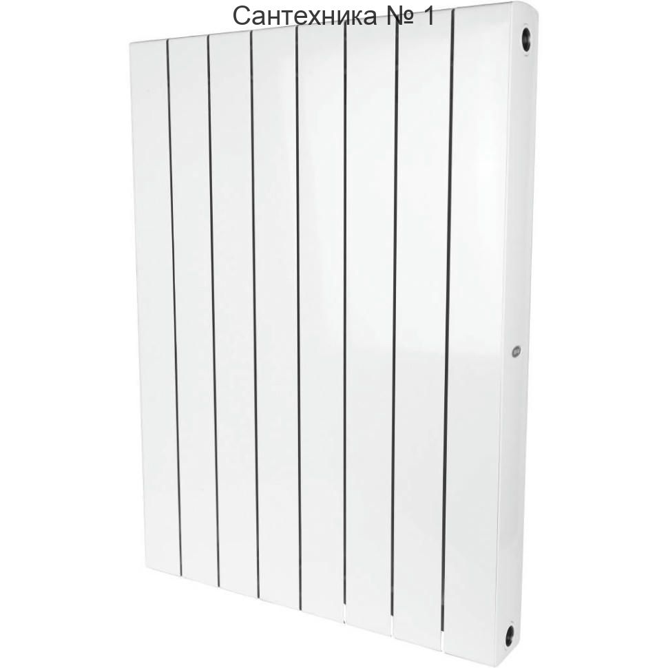 Радиатор биметаллический RIFAR SUPReMO 800 8 секций, боковое подключение (белый RAL 9016)