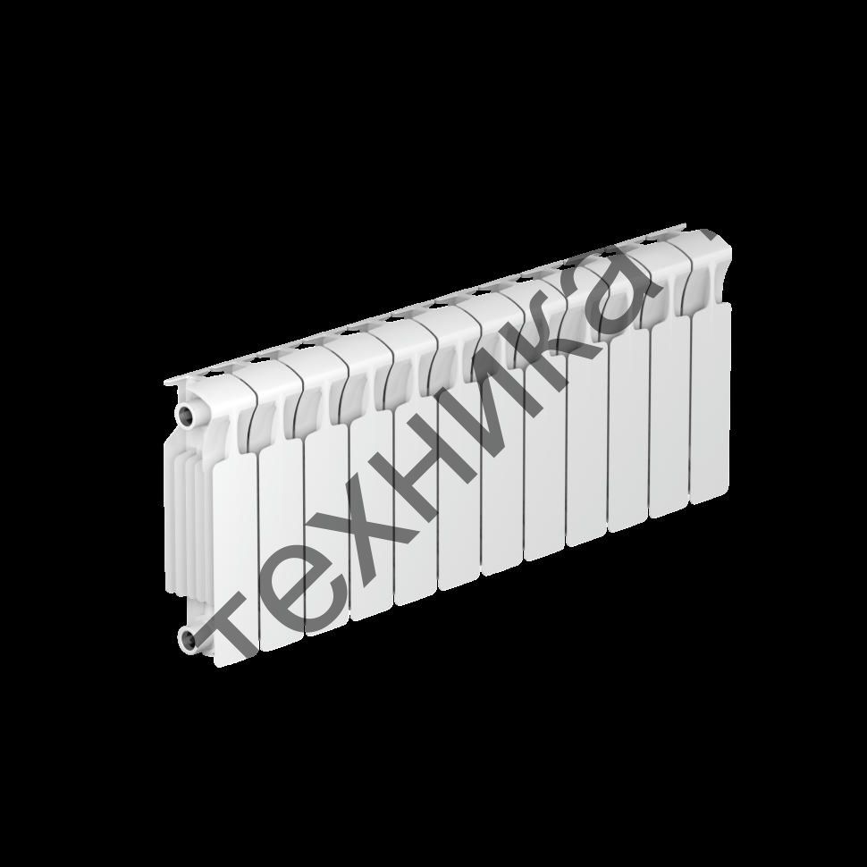 Радиатор биметаллический RIFAR MONOLIT 300 11 секций, боковое подключение (белый RAL 9016)