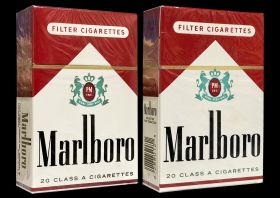 Сигареты - Marlboro. USA. 90-е. Бирюзовый герб. Оригинал verified