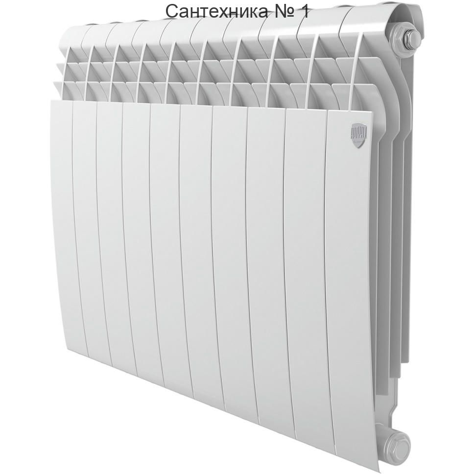 Радиатор биметаллический Royal Thermo BiLiner Bianco Traffico 500 10 секций, боковое подключение