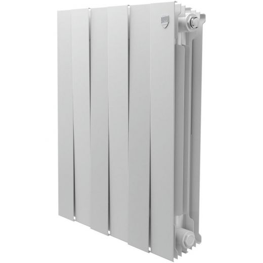 Радиатор биметаллический Royal Thermo PianoForte 500 Bianco Traffico 6 секций, боковое подключение
