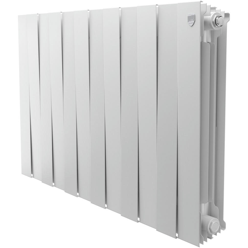 Радиатор биметаллический Royal Thermo PianoForte 500 Bianco Traffico 12 секций, боковое подключение