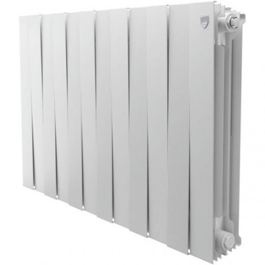 Радиатор биметаллический Royal Thermo PianoForte 500 Bianco Traffico 12 секций, боковое подключение