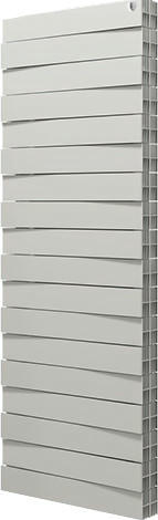 Радиатор биметаллический Royal Thermo PianoForte Tower 500 Bianco Traffico 18 секций, боковое подключение