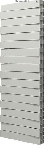 Радиатор биметаллический Royal Thermo PianoForte Tower 500 Bianco Traffico 18 секций, боковое подключение