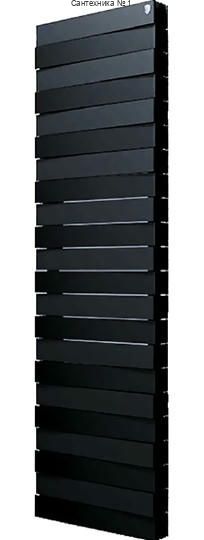 Радиатор биметаллический Royal Thermo PianoForte Tower 500 Noir Sable 22 секции, боковое подключение