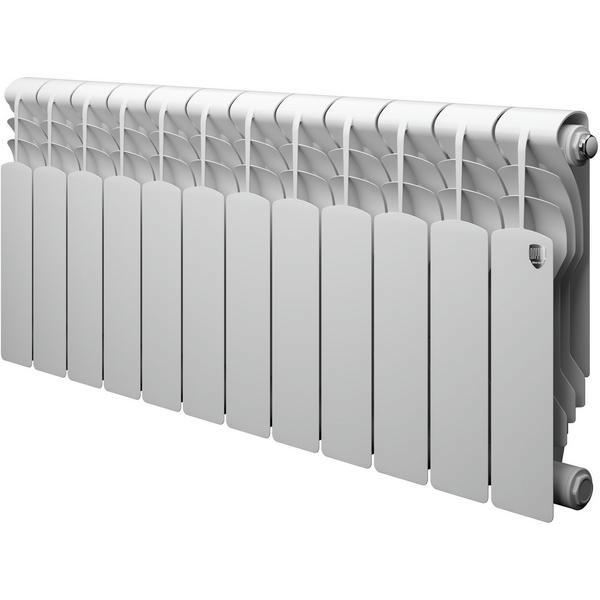 Радиатор биметаллический Royal Thermo Revolution Bimetall 350 12 секций, боковое подключение