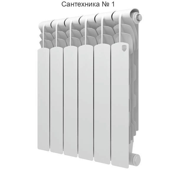 Радиатор биметаллический Royal Thermo Revolution Bimetall 2.0 500 6 секций, боковое подключение