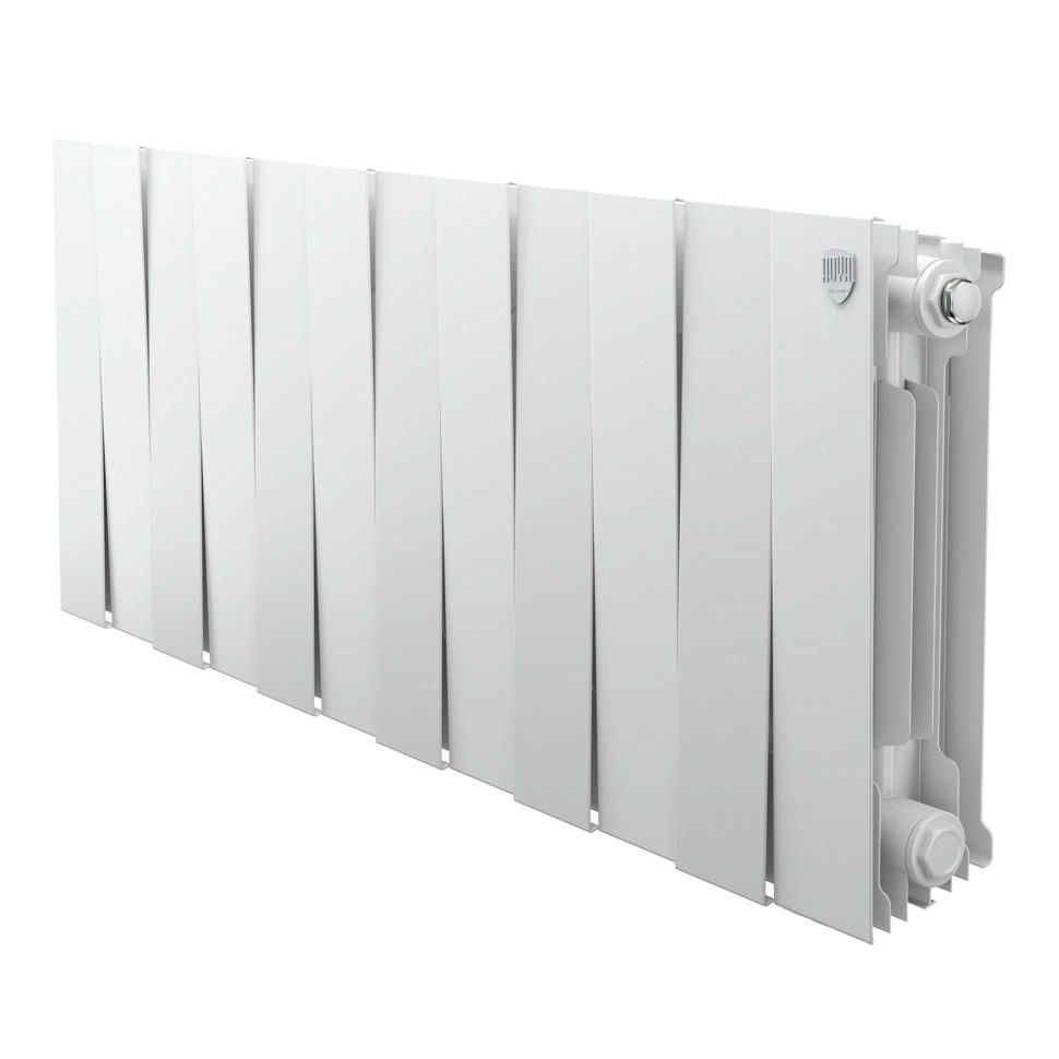 Радиатор биметаллический Royal Thermo PianoForte 300 Bianco Traffico 12 секций, боковое подключение