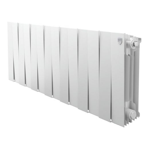 Радиатор биметаллический Royal Thermo PianoForte 300 Bianco Traffico 14 секций, боковое подключение