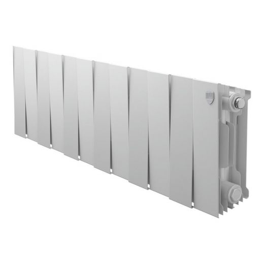Радиатор биметаллический Royal Thermo PianoForte 200 Bianco Traffico 12 секций, боковое подключение