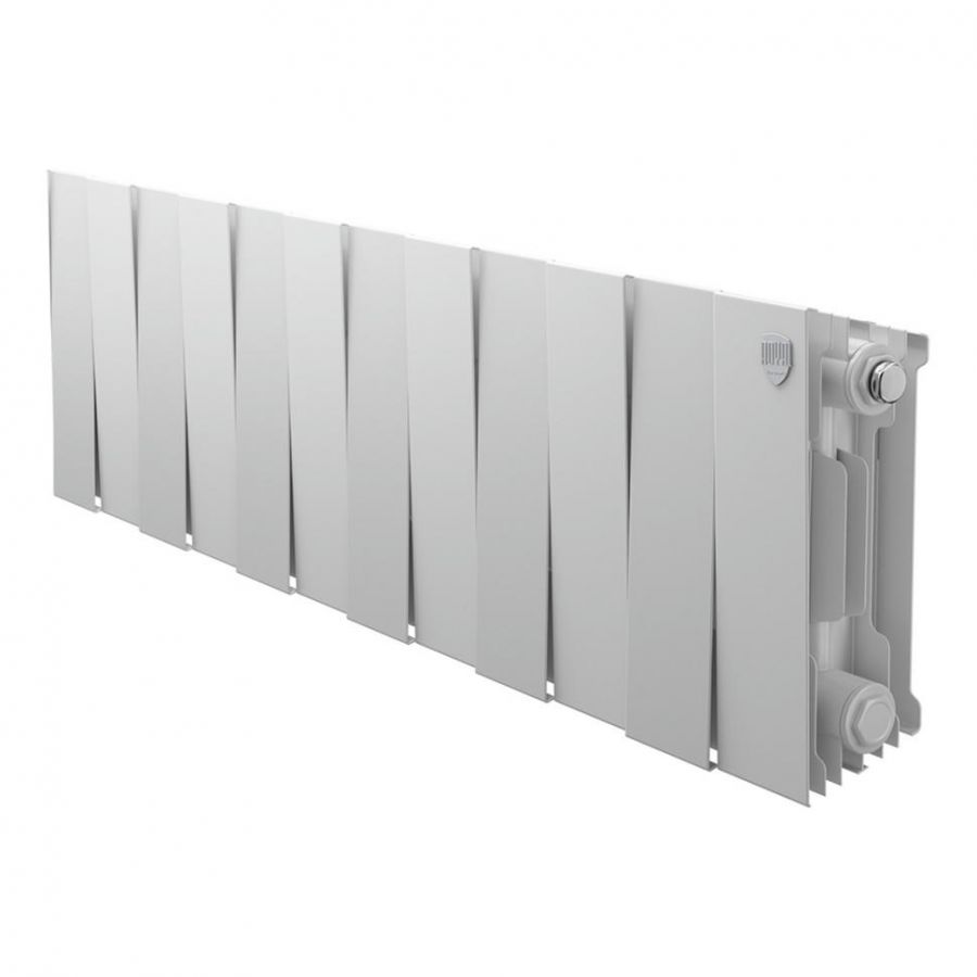 Радиатор биметаллический Royal Thermo PianoForte 200 Bianco Traffico 12 секций, боковое подключение