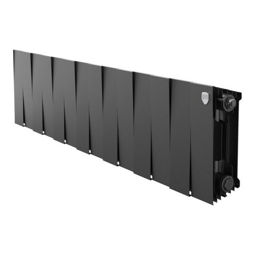 Радиатор биметаллический Royal Thermo PianoForte 200 Noir Sable 14 секций, боковое подключение