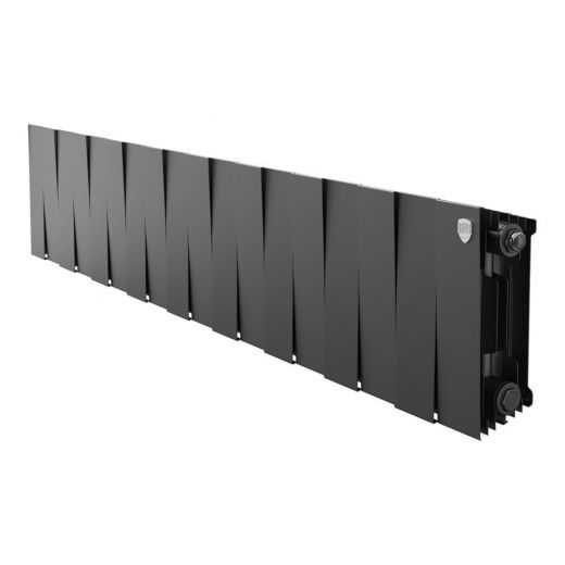 Радиатор биметаллический Royal Thermo PianoForte 200 Noir Sable 18 секций, боковое подключение