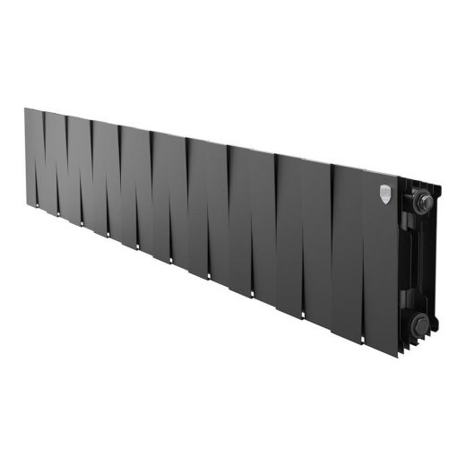 Радиатор биметаллический Royal Thermo PianoForte 200 Noir Sable 20 секций, боковое подключение
