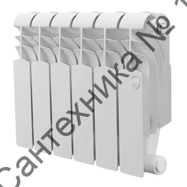Радиатор биметаллический Royal Thermo Vittoria Super 300 6 секций, боковое подключение
