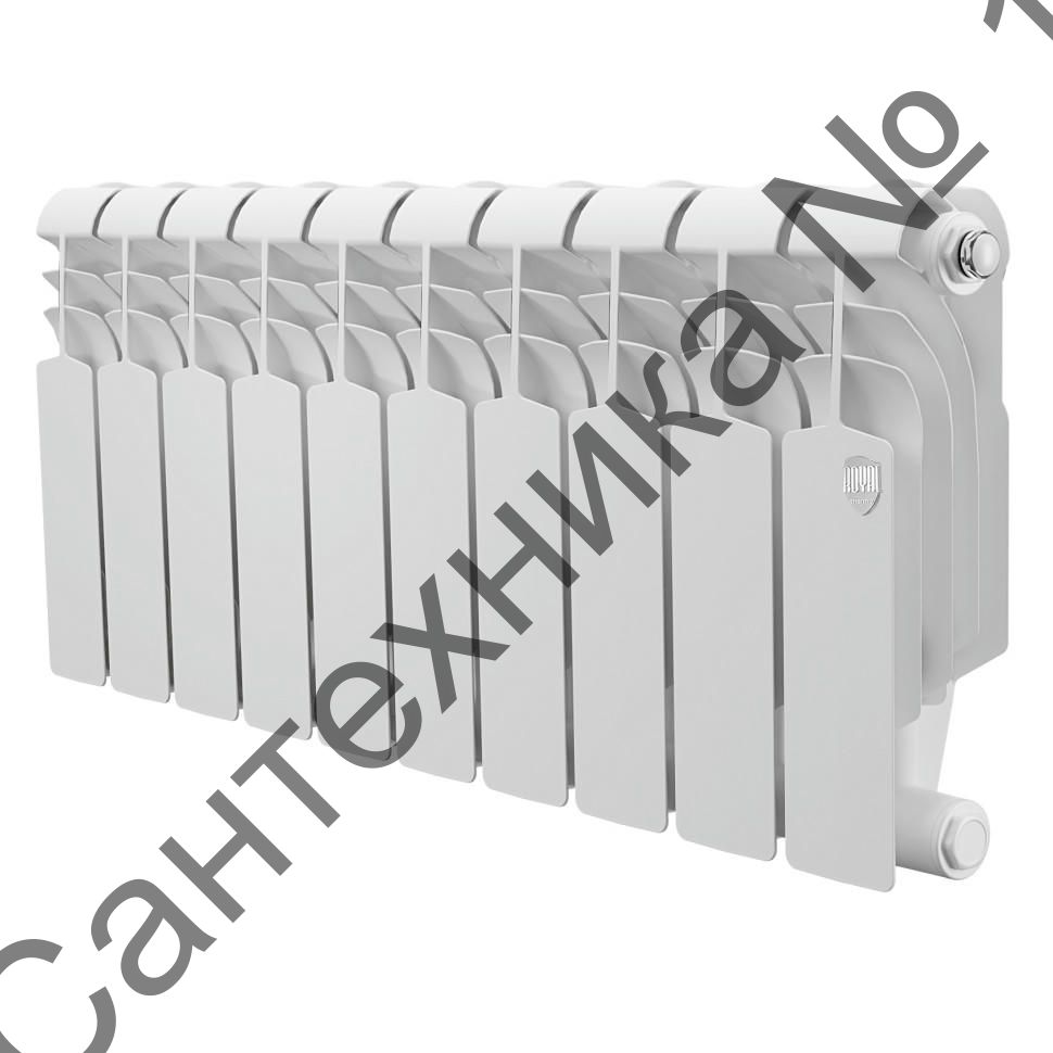 Радиатор биметаллический Royal Thermo Vittoria Super 300 14 секций, боковое подключение