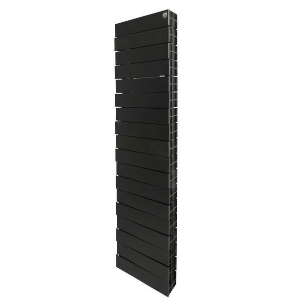Радиатор биметаллический Royal Thermo PianoForte Tower 300 Noir Sable 18 секций, боковое подключение